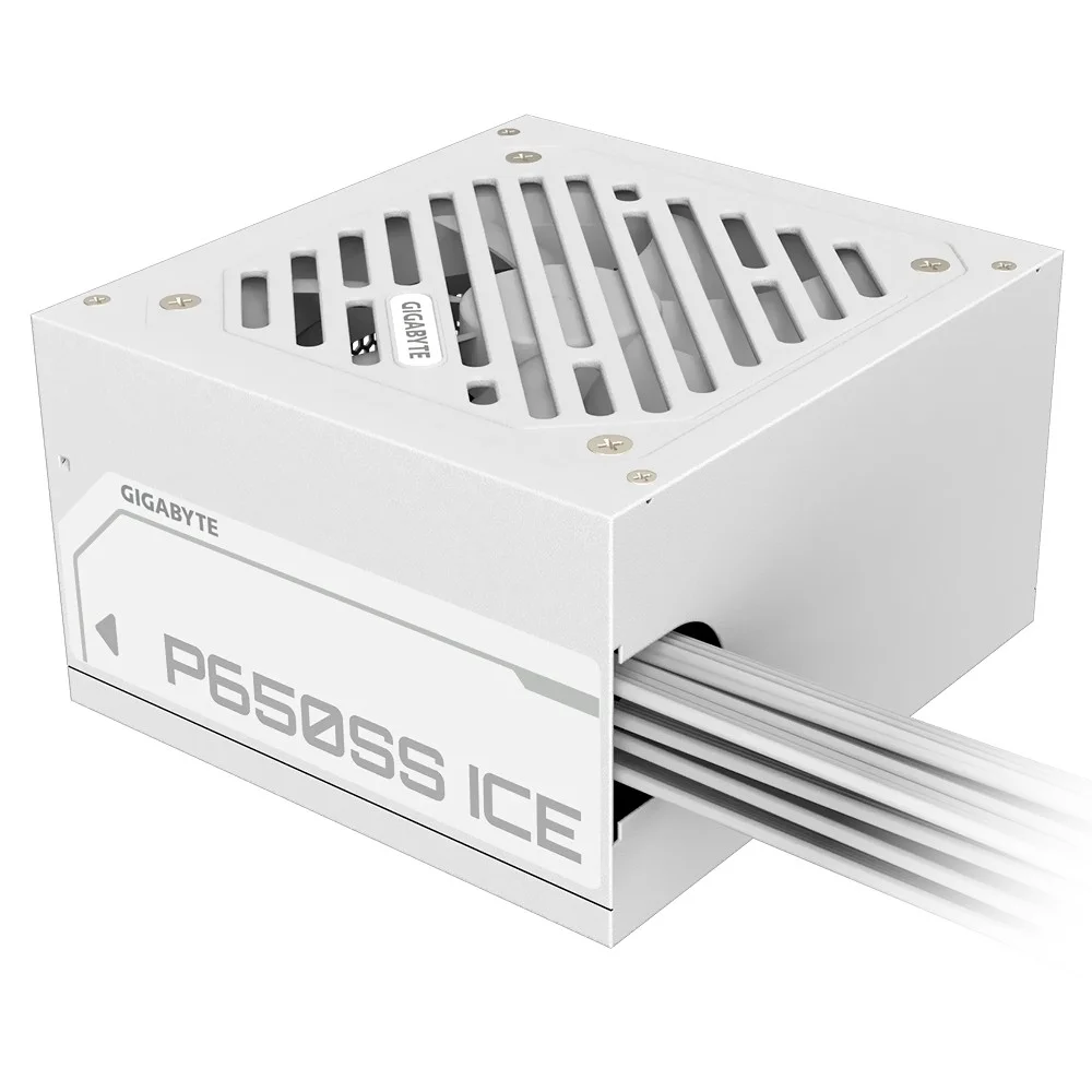 Imagem 3 de 3 do produto Fonte De Alimentação Gigabyte Gp-p650ss Ice Atx / Não Modular / 80 Plus Silver