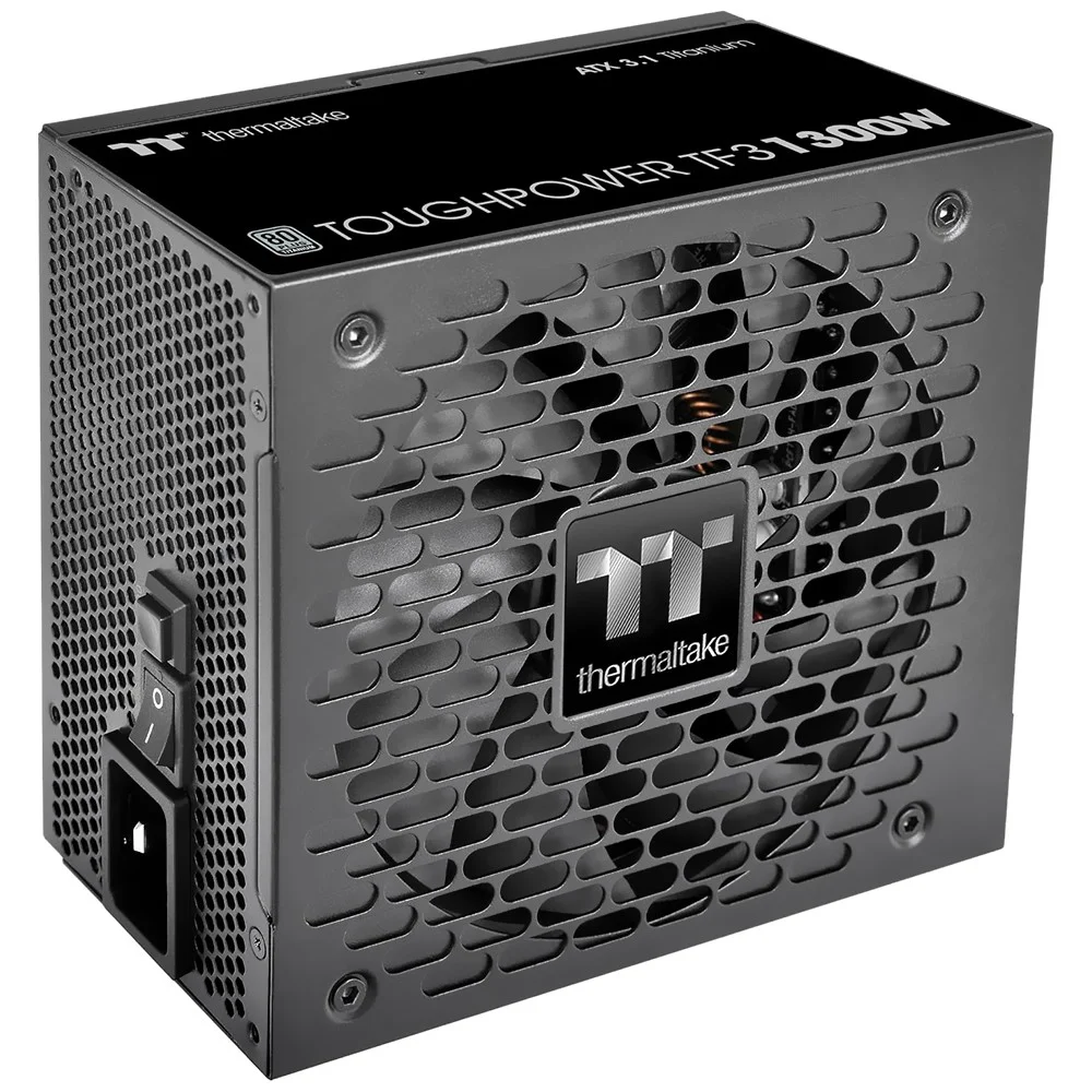 Fonte De Alimentação Thermaltake Toughpower Tf3 Ps-tpd-1300fnfatu-1 1300w Atx 3.1 Modular 80 Plus Titanium PCie 5.0 Preto