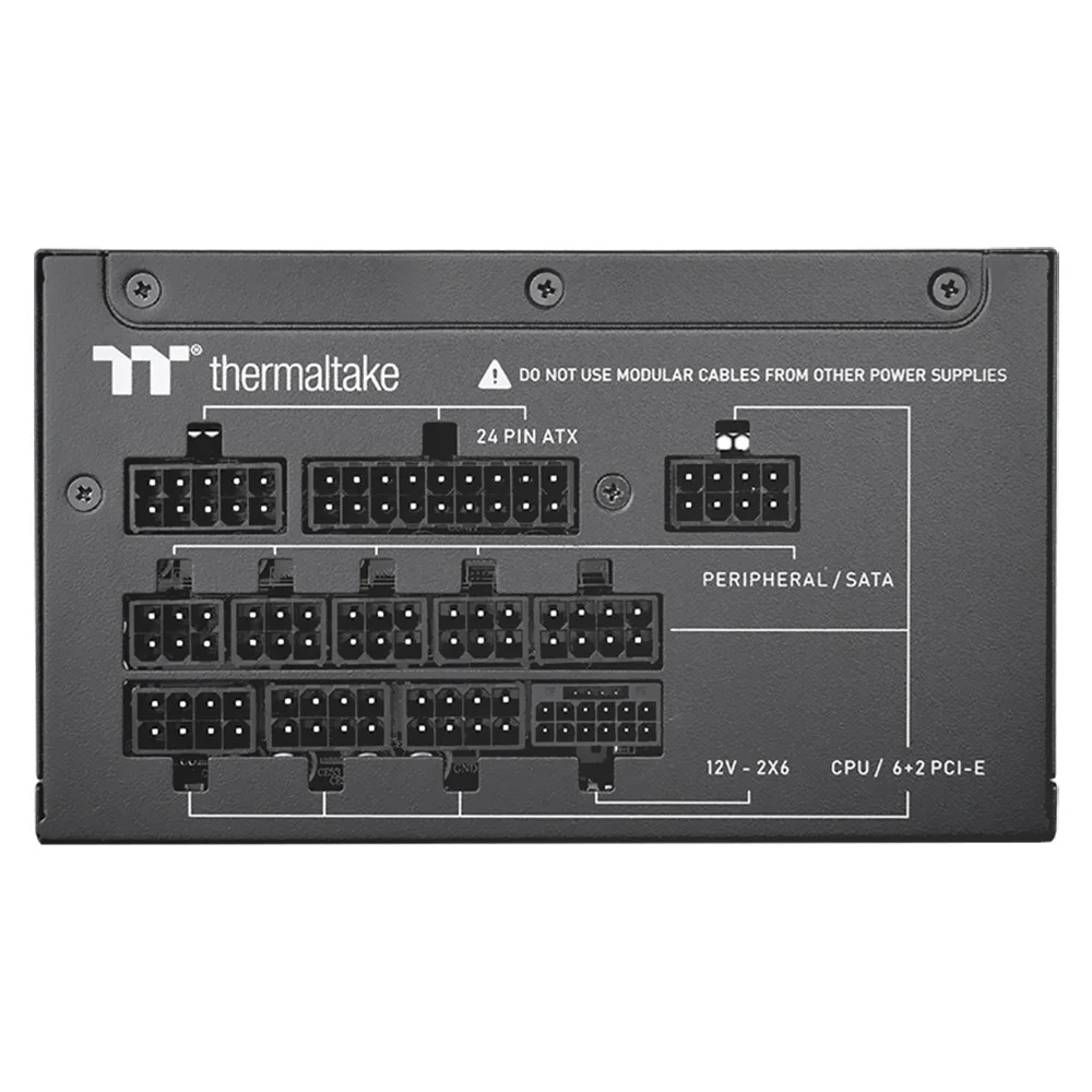 Imagem 3 de 3 do produto Fonte De Alimentação Thermaltake Toughpower Gt 1000w Ps-tpt-1000fnfagu-3 Atx 3.1 Modular 80 Plus Gold Pfc Ativo Preto