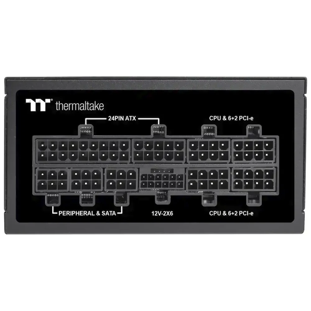 Imagem 2 de 3 do produto Fonte De Alimentação Thermaltake Toughpower 1000w Ps-stp-1000fnfapu-1 Sfx Modular 80 Plus Platinum Atx 3.1 PCie 5.0 Preto Gamer