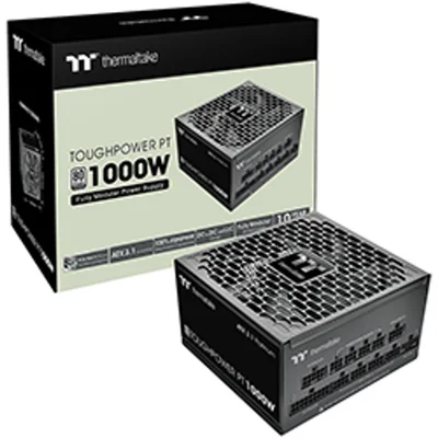 Fonte De Alimentação Thermaltake Toughpower Pt 1000w Ps-tpp-1000fnfapu-1 Atx 3.1 Modular 80 Plus Platinum PCie 5.0 Bivolt