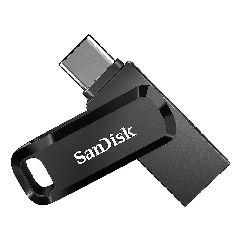 Imagem 2 de 3 do produto Pendrive Sandisk Ultra Dual Drive Go 128GB Usb-c Usb 3.2 Sdddc3-128g-g46 Preto 2 Em 1 Otg Alta Velocidade