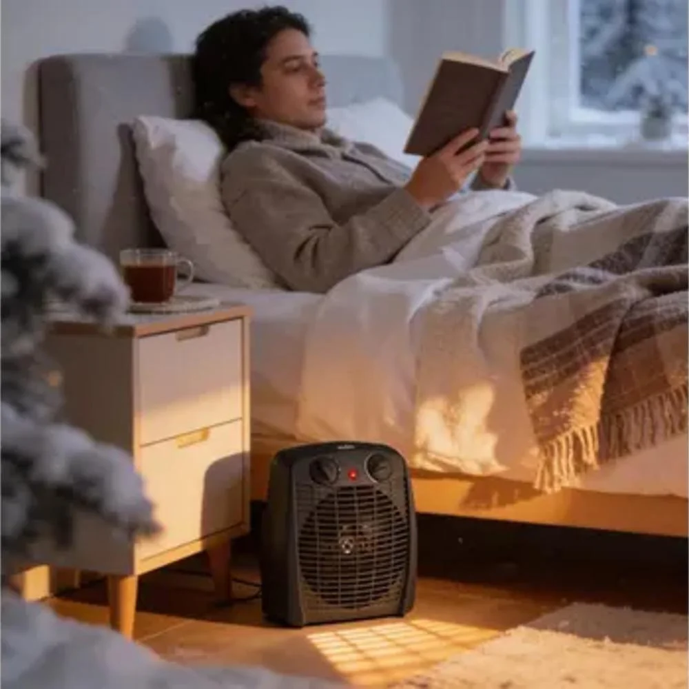 Imagem 2 de 5 do produto Aquecedor Elétrico Kian Aq100 1500w 127v Preto