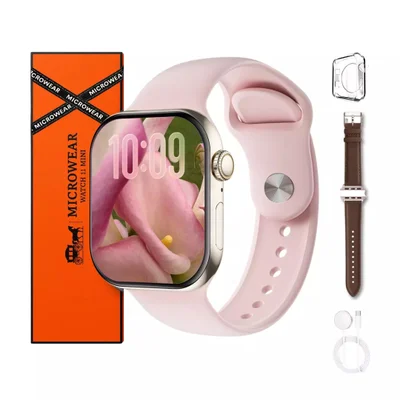 Smartwatch Microwear W11 Mini 1gb Série 11 Whatsapp A Prova D´água - Rose Gold