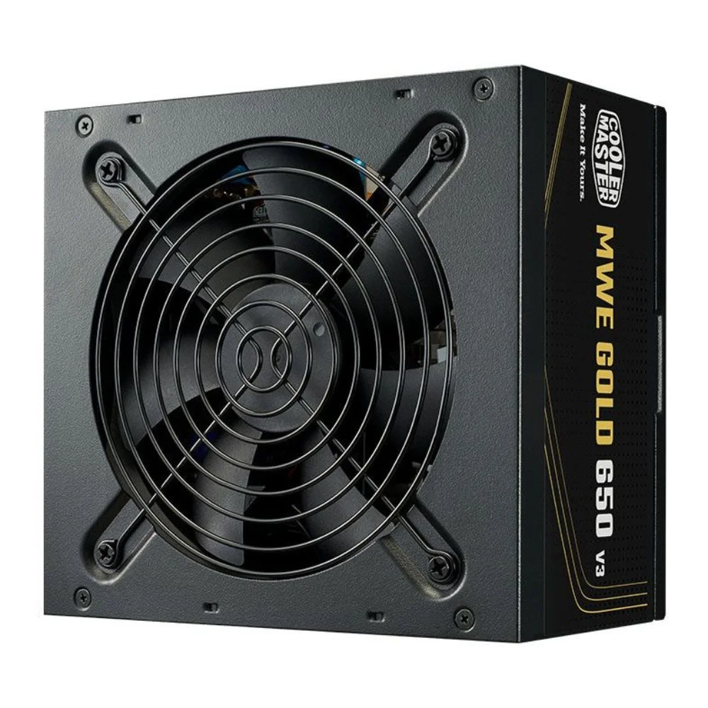 Fonte Cooler Master Mwe V3 Gold 650w Atx 3.1 80 Plus Mpe-6502-acaag-3bbr