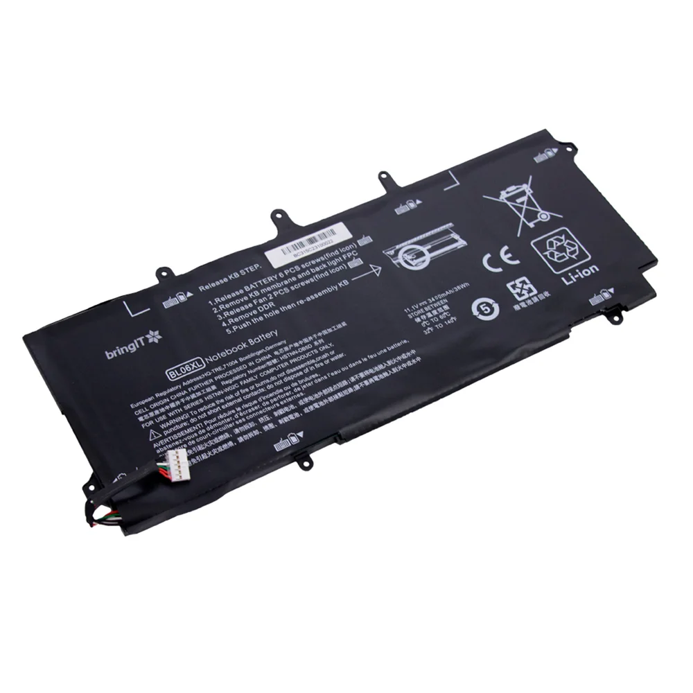 Bateria Para Notebook Hp Elitebook Folio 1040 G2 Touch Series 3400mah Bateria Para Notebook Hp Elitebook Folio 1040 G2 Touch Series 3400mah