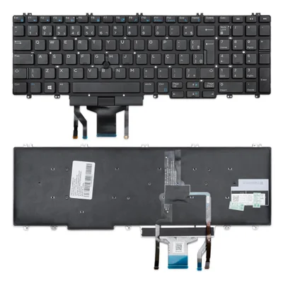 Teclado Para Notebook Dell Precision 7540 Abnt2 Preto