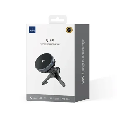 Carregador Wiwu Veicular Magnético Qi2.0 15w Usb-c Preto 5102
