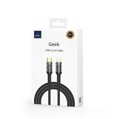 Cabo Wiwu Geek Tipo-c X Lightning 30w 120cm Azul