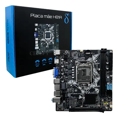 Placa-mãe H81 LGA  1150 Ddr3 Matx | Usb 3.0 | Sata Iii | Gigabit Lan | M.2 | Delta-h81m2k