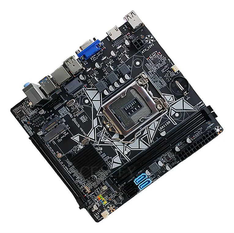 Imagem 3 de 4 do produto Placa-mãe H81 LGA  1150 Ddr3 Matx | Usb 3.0 | Sata Iii | Gigabit Lan | M.2 | Delta-h81m2k