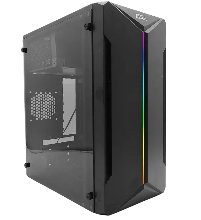 Gabinete Mini Sff Agp-m27145f Com Fonte 200w Usb 3.0 Para Placa-mãe Mini-itx