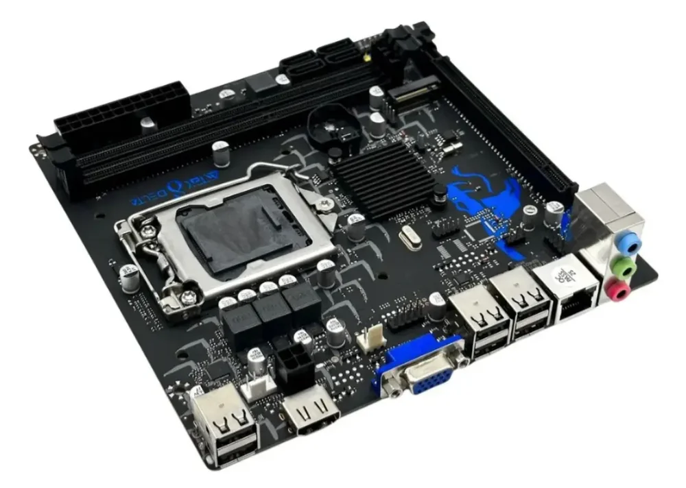 Placa Mãe H61 Mkii LGA  1155 Ddr3 M.2 Nvme Usb 3.0 HDMI Vga | Intel 2ª E 3ª Geração | Aitek