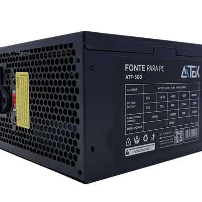 Fonte de Alimentação ATF-500 500W ATX 110V/220V Aitek