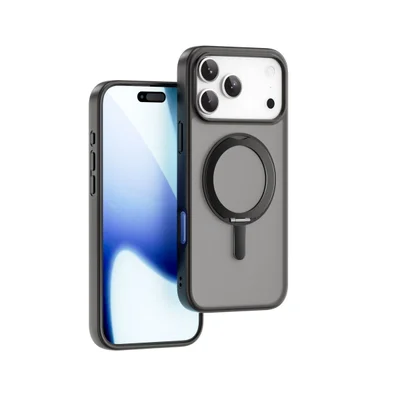 Case Armor Ultra Com Suporte - Iphone 17 Pro Max Magsafe - Preto Wiwu