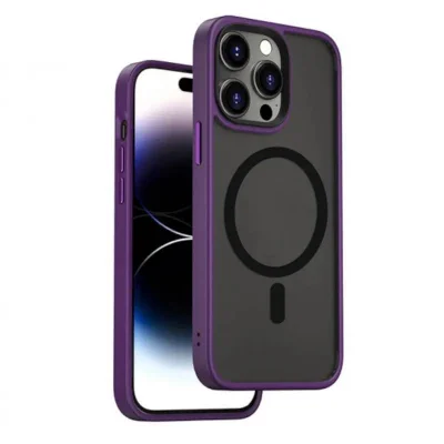 Case Wiwu Premium Slim Iphone 14 Pro Protetora Flexível Roxo