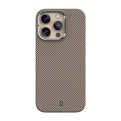 Capa Wiwu Aramid Armor Iphone 16 Pro Fibra Premium Slim Gold