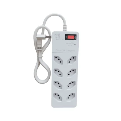 Filtro De Linha Dps 3 Pinos Iclamper Energia 8 Tomadas Branco 029209