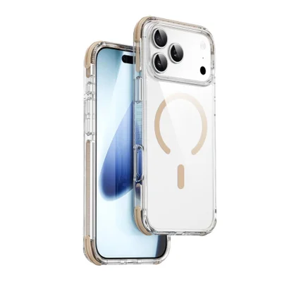 Capa Hybrid Ultra Iphone 17 Pro Magsafe Gold Wiwu