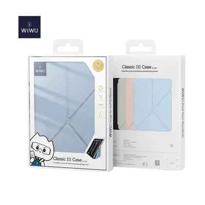 Capa Para Ipad 7° 8° 9° Air 2 Pro 2 Classic Iii Wiwu Azul