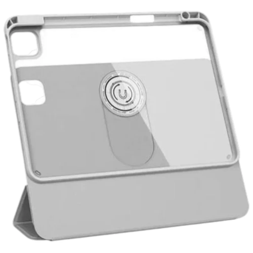 Imagem 2 de 2 do produto Capa Case Magnética 360° Ipad Pro 11'' 2024 Cinza Resistente