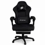 Cadeira Gamer Gc600 Reclinável Com Apoio Para Pés Cinza Oex