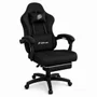 Cadeira Gamer Gc600 Reclinável Com Apoio Para Pés Cinza Oex