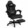 Cadeira Gamer Gc600 Reclinável Com Apoio Para Pés Cinza Oex