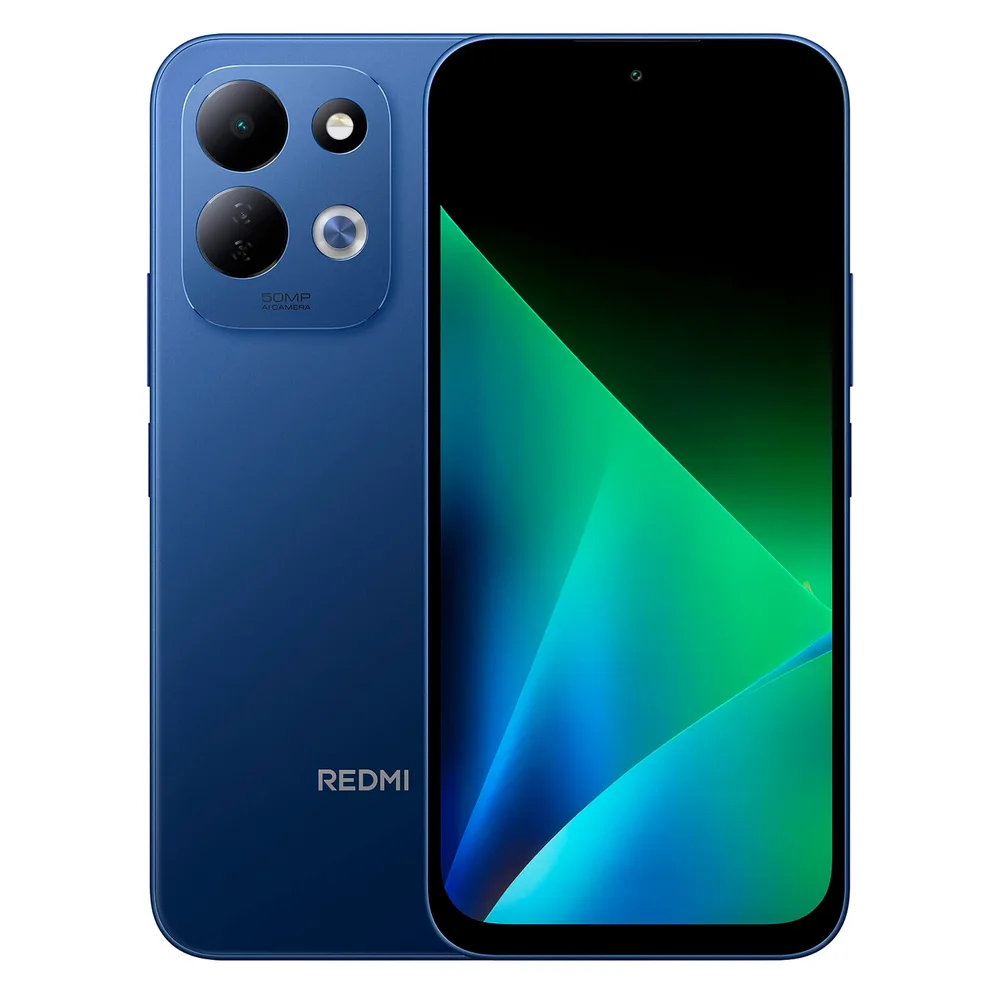 Imagem 3 de 4 do produto Celular Xiaomi Redmi 17 De 256gb 4gb Ram De 6.9" 50mp 8mp - Azul (global)