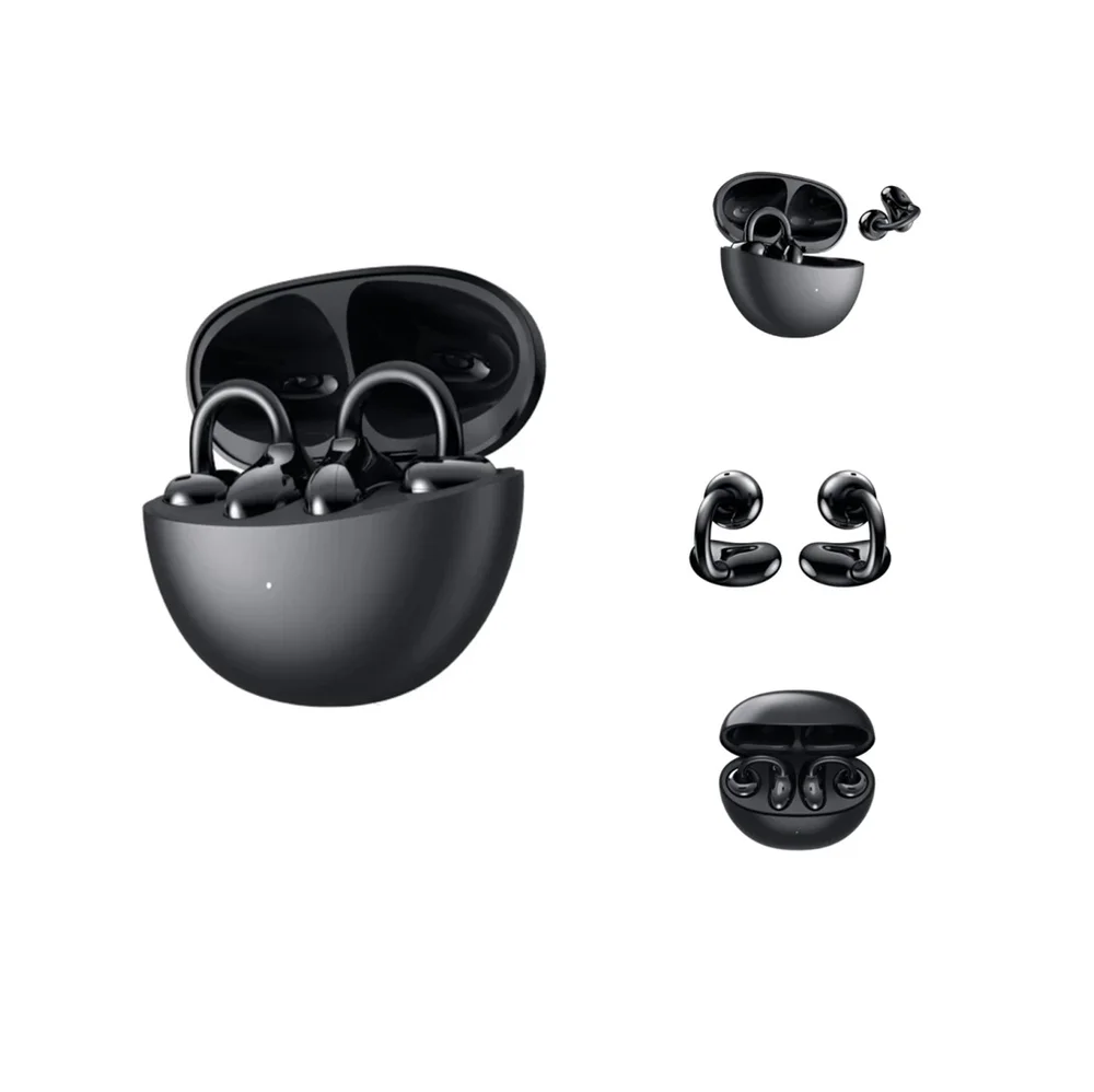 Imagem 2 de 5 do produto Fone De Ouvido Honor Choice Earbuds Clip, Cancelamento De Ruído, Bluetooth 5.3, 36 Horas, Ip54 Preto Cor:preto;tamanho:ú