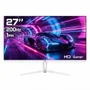 Monitor Gamer Hq 27" Branco Curvo 1ms, 200hz, Amd Freesync, Full Hd, HDMI, Dp, Frameless Hqw27c200