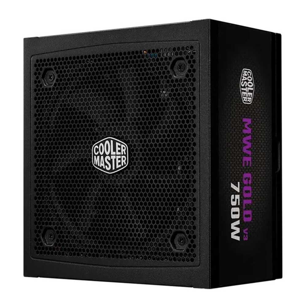 Fonte Cooler Master Mwe Gold 750 V3, 750w, 80 Plus Gold, Atx 3.1, Pfc Ativo, Full Modular, Preto, Mpx-7503-afag-2ebbr