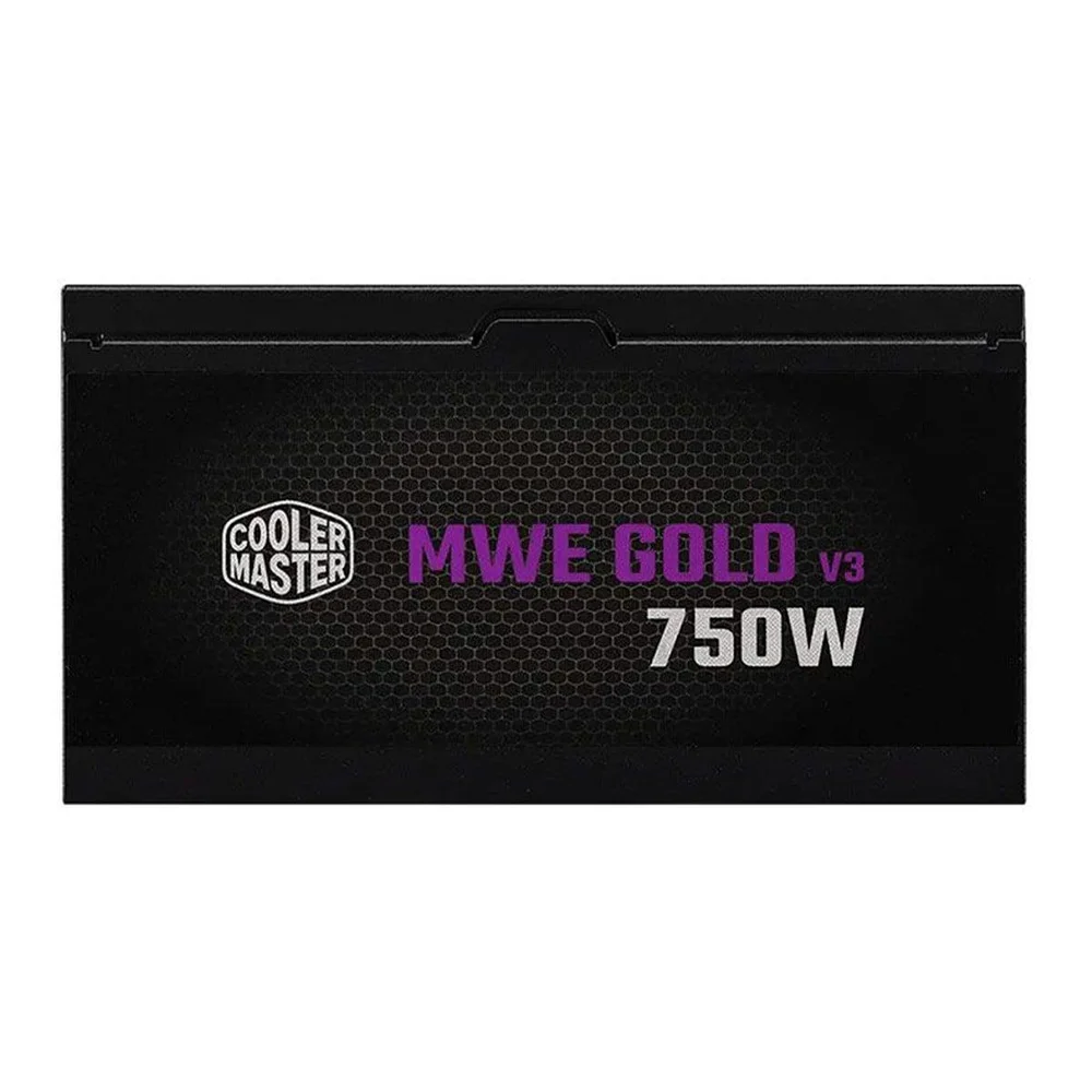 Imagem 2 de 5 do produto Fonte Cooler Master Mwe Gold 750 V3, 750w, 80 Plus Gold, Atx 3.1, Pfc Ativo, Full Modular, Preto, Mpx-7503-afag-2ebbr