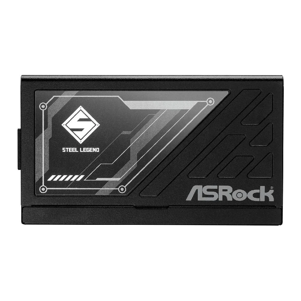 Fonte De Alimentação Asrock Steel Legend 750w 80 Plus Gold Full Modular C/ Cabo - Sl-750g Fonte De Alimentação Asrock Steel Legend 750w 80 Plus Gold Full Modular C/ Cabo - Sl-750g