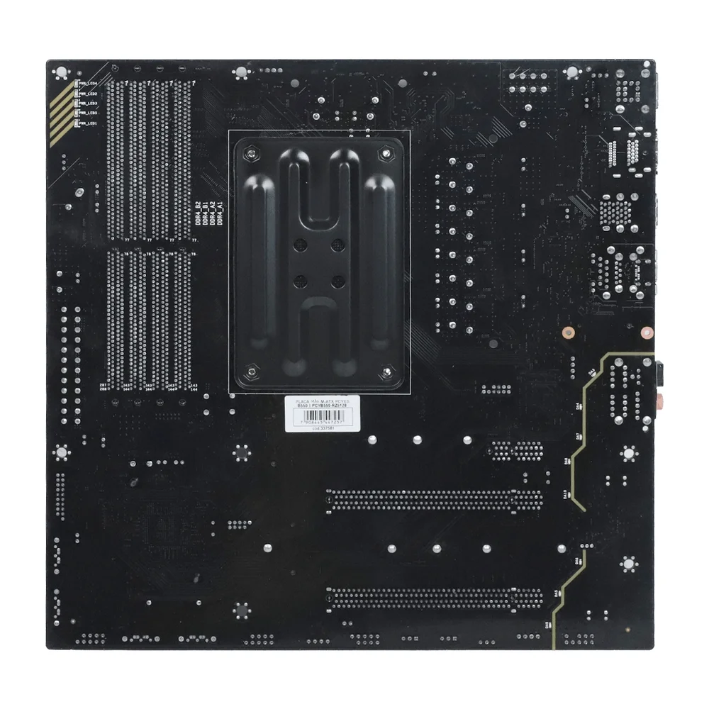 Placa Mãe PCyes B550 Am4 4xDDR4 (máx128GB) 4xusb3.2 2xusb2.0 HDMI/dp 1xm.2NVME 1xtype-c/usb3.2 Gen2 - PCyb550-rz5128