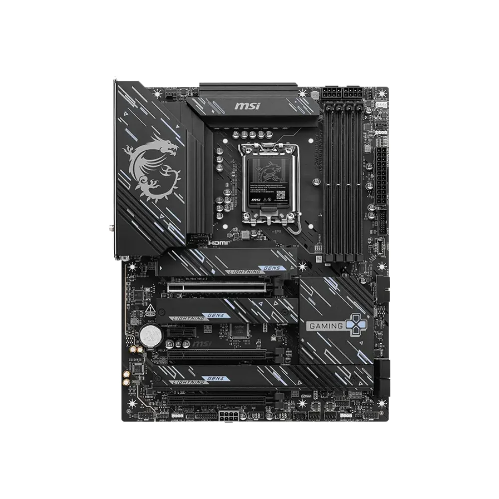Imagem 2 de 5 do produto Placa Mãe Msi Z890 Gaming Plus Wifi6e, Intel LGA  1851, Atx, Wf/blt, Ddr5, Black - Z890 Gaming Plus Wifi6e