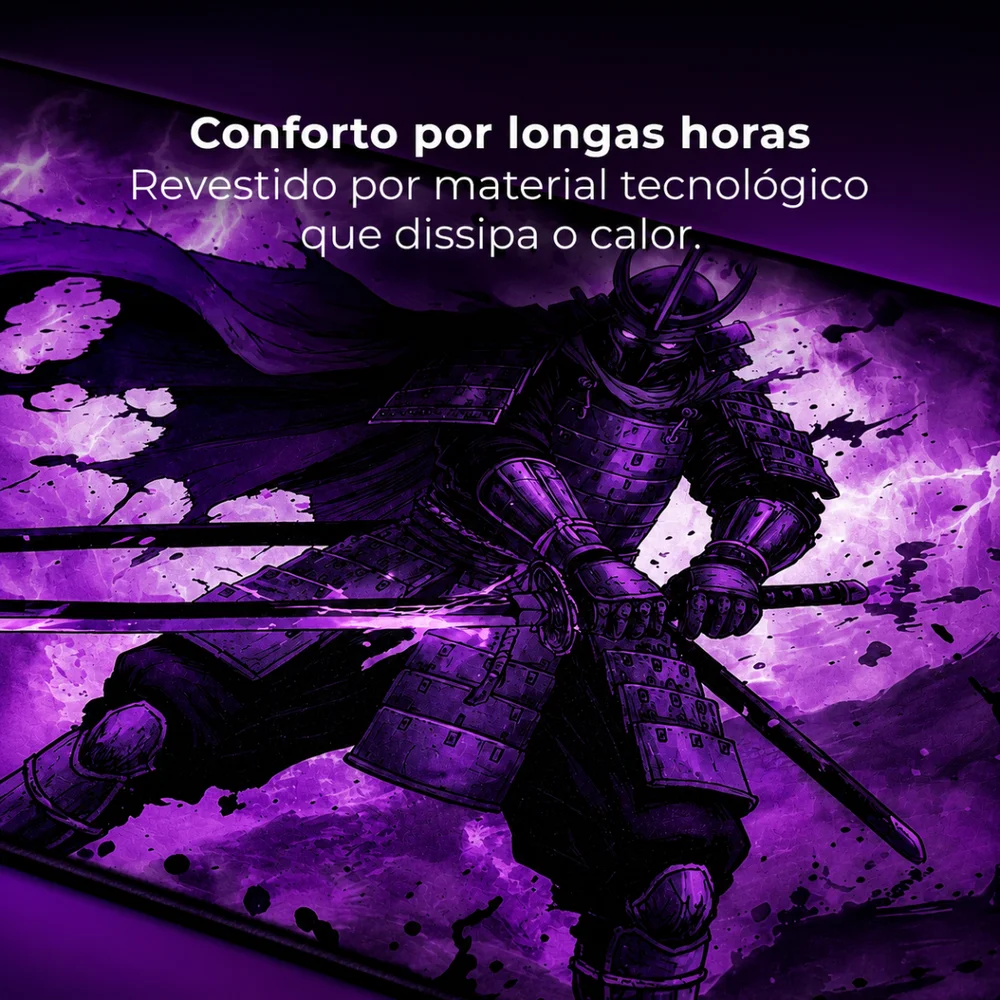 Mousepad Gamer Speed 90x40 Desk Mat Shiden Shinobi Warrior Gm401
