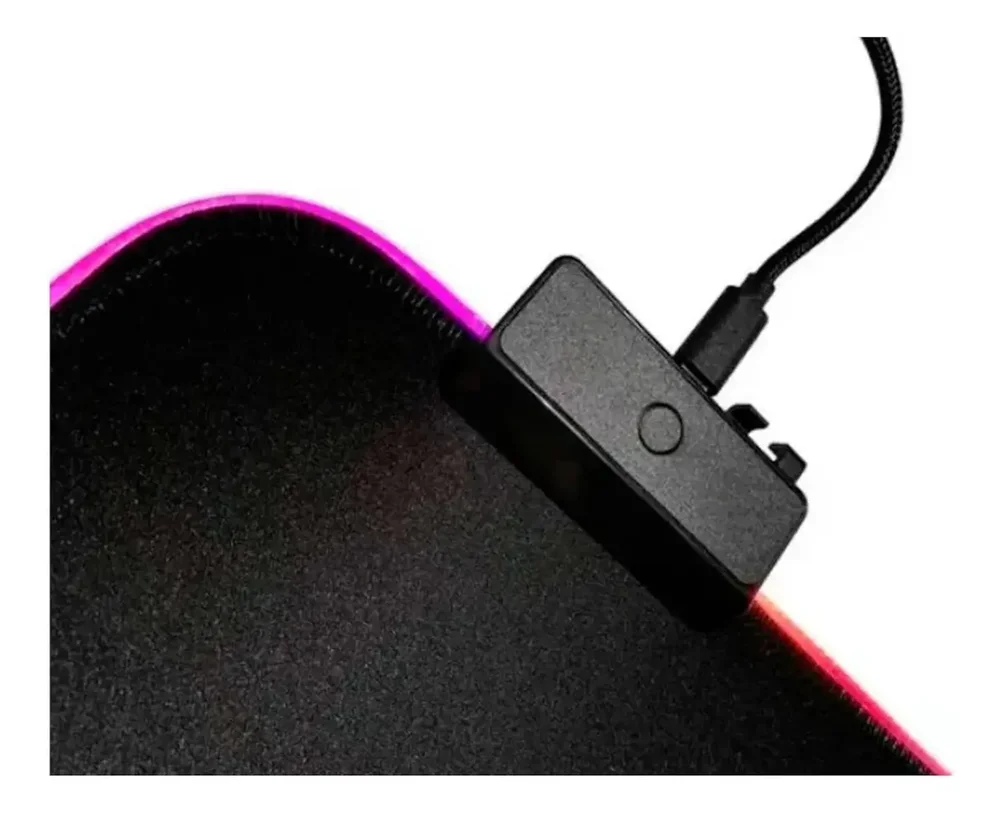 Imagem 2 de 5 do produto Mouse Pad Gamer Delta-p9040 90x40cm LED RGB Antiderrapante