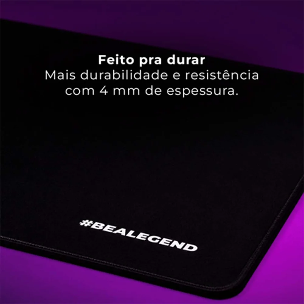 Imagem 2 de 4 do produto Mousepad Gamer Speed 90x40 Desk Mat War Heavy Preto Warrior Gm400
