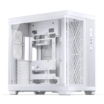 Gabinete Premium Jonsbo Tk-4 Atx Panorâmico Vidro Temperado Usb-c Branco