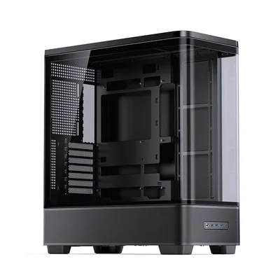 Gabinete Premium Jonsbo Tk-5 Atx Vidro Curvo Preto