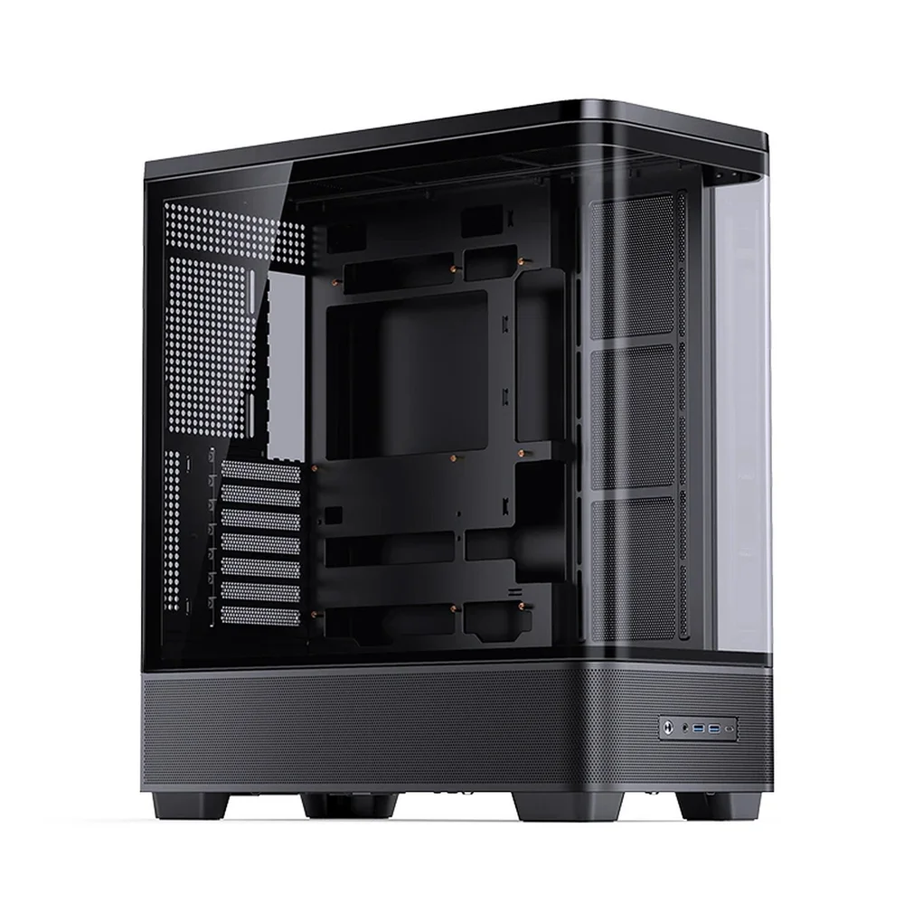 Gabinete Premium Jonsbo Tk-5 Atx Vidro Curvo Preto