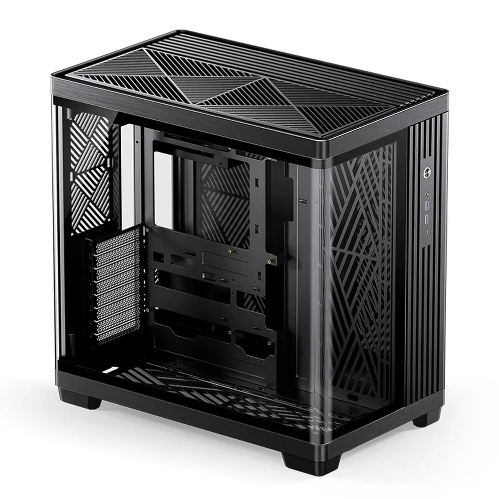 Gabinete Premium Jonsbo Tk-4 Atx Panorâmico Vidro Temperado Usb-c Preto Gabinete Premium Jonsbo Tk-4 Atx Panorâmico Vidro Temperado Usb-c Preto