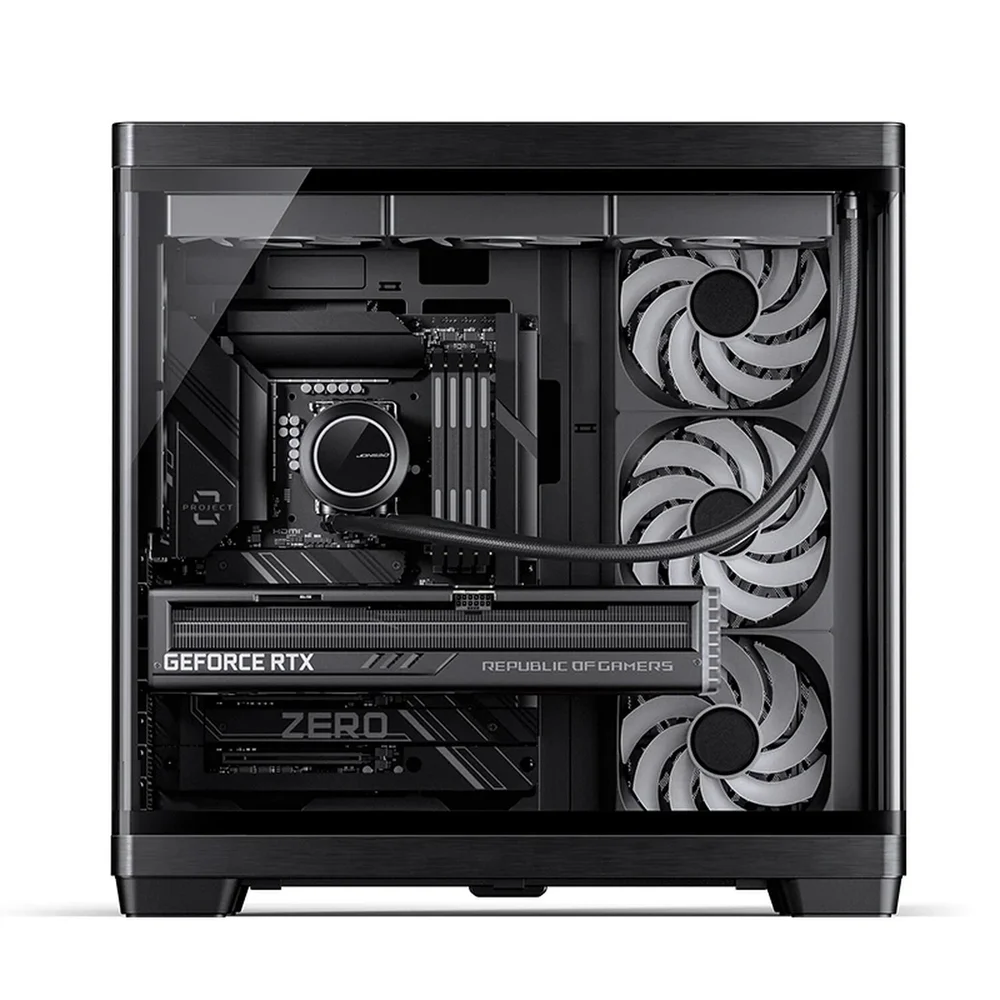 Gabinete Premium Jonsbo Tk-4 Atx Panorâmico Vidro Temperado Usb-c Preto Gabinete Premium Jonsbo Tk-4 Atx Panorâmico Vidro Temperado Usb-c Preto