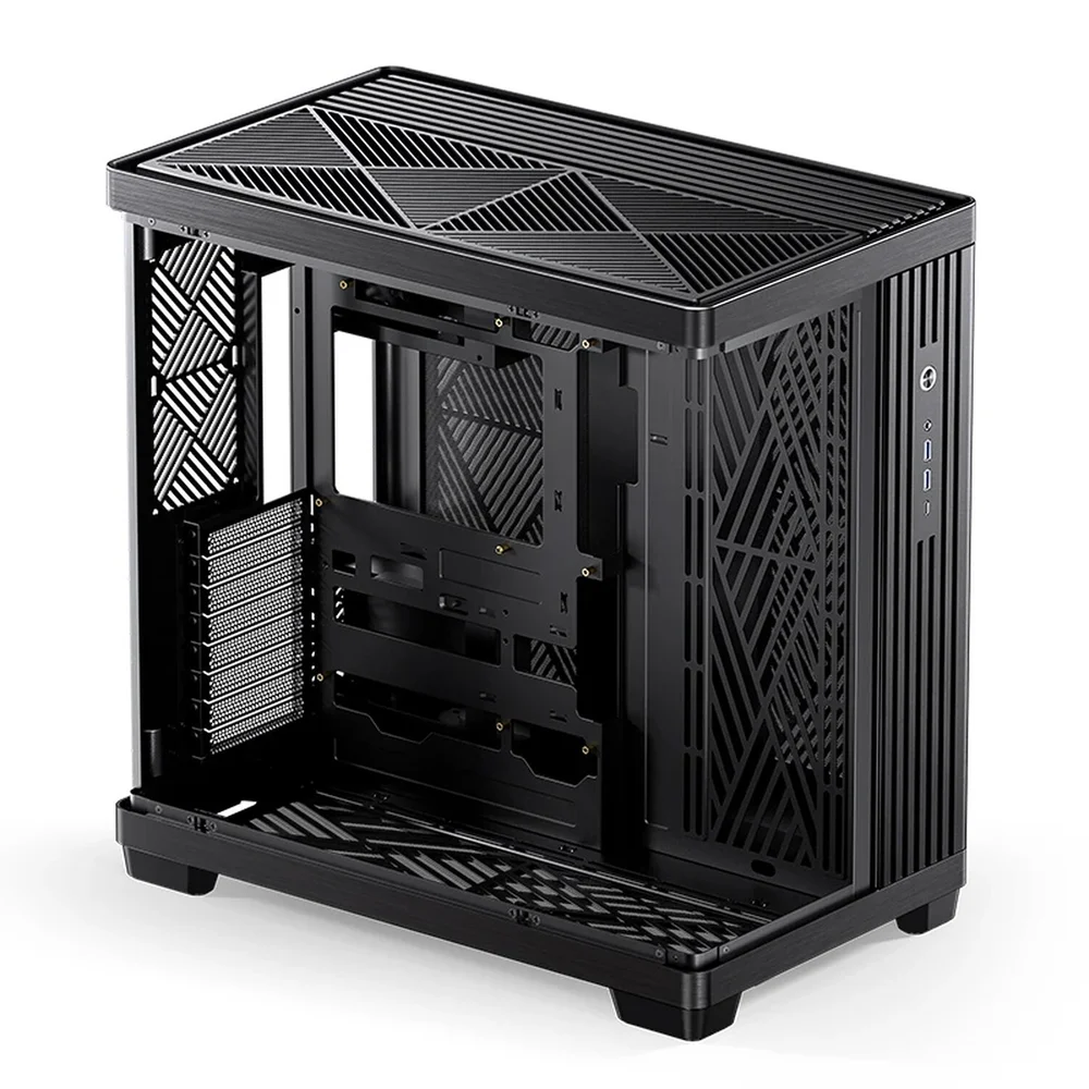 Gabinete Premium Jonsbo Tk-4 Atx Panorâmico Vidro Temperado Usb-c Preto Gabinete Premium Jonsbo Tk-4 Atx Panorâmico Vidro Temperado Usb-c Preto