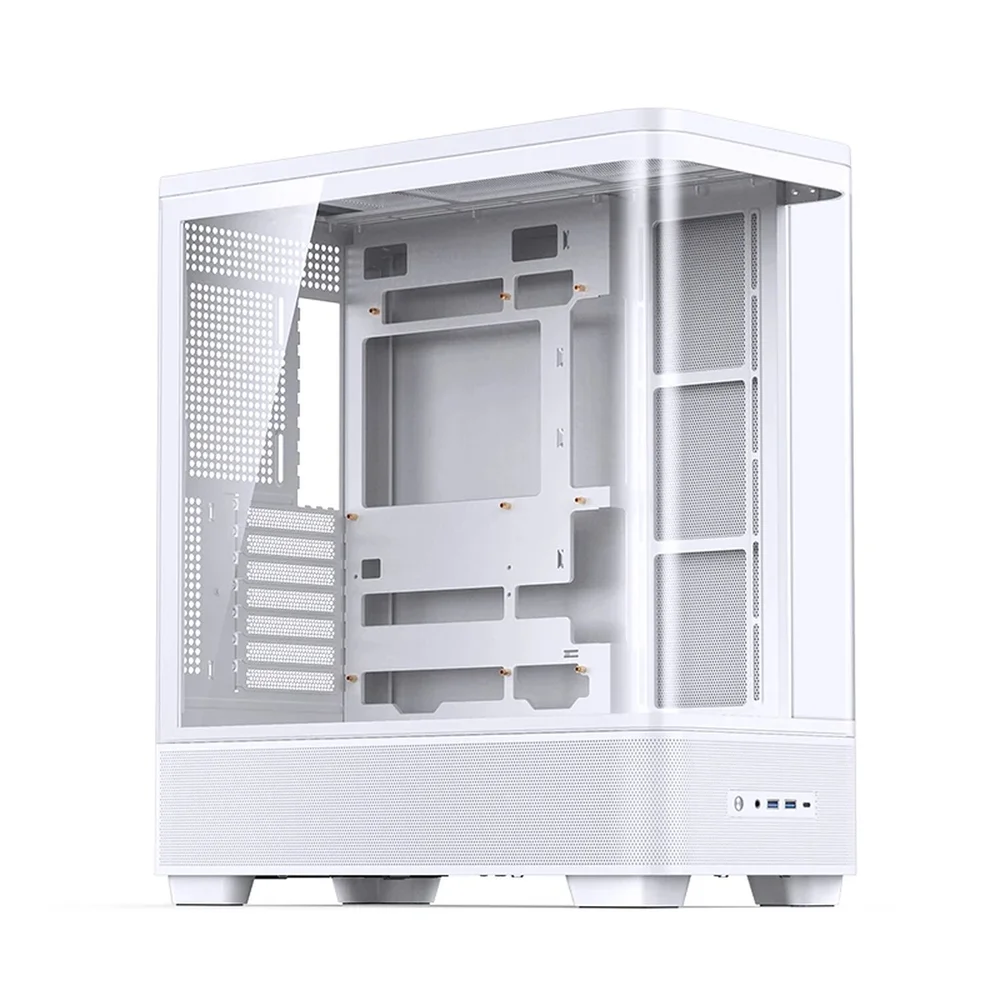 Gabinete Premium Jonsbo Tk-5 Atx Vidro Curvo Branco