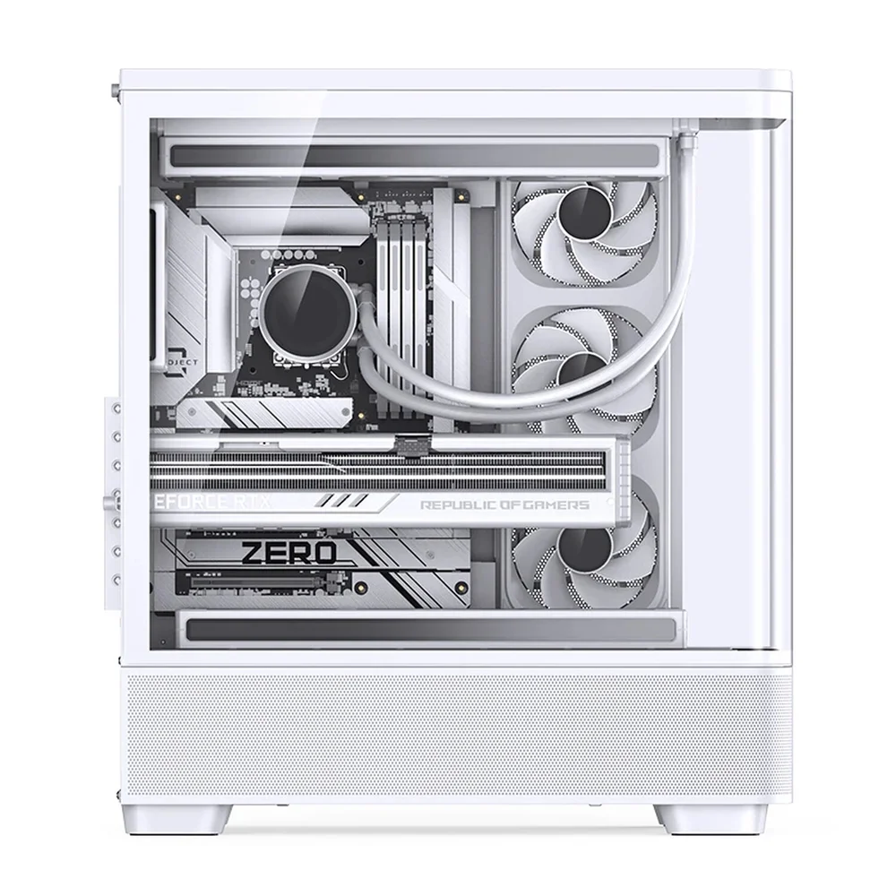Imagem 4 de 5 do produto Gabinete Premium Jonsbo Tk-5 Atx Vidro Curvo Branco