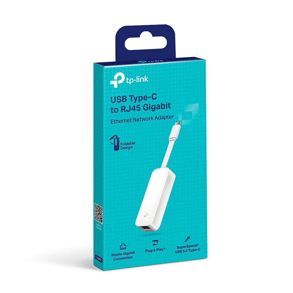 Adaptador de Rede USB-C Para RJ45 Gigabit TP-Link UE300C