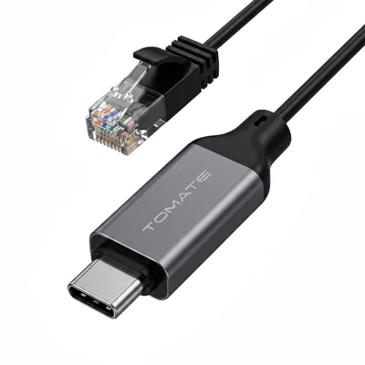 Cabo Adaptador De Rede Usb-c Para Rj45 Gigabit 1000 Mbps