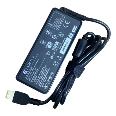 Fonte Para Lenovo 20v 3.25a Pino Quadrado Retangular Plug Agulha